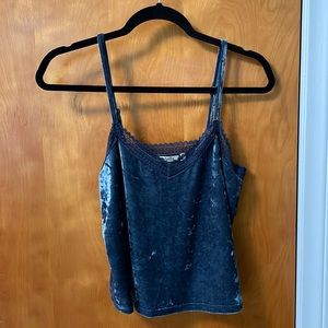 Velvet blue tank